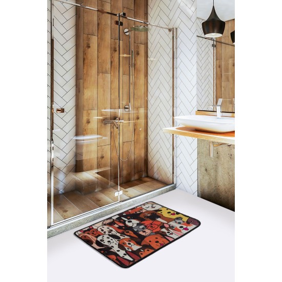 Bathmat Dogs (40 x 60) Multicolor Lessentiel Bathmat Dogs (40 x 60) Multicolor