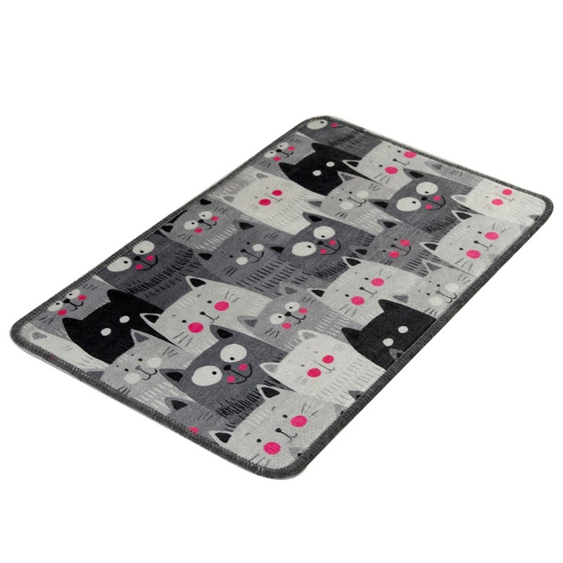 Lessentiel Bathmat Meow - Grey (40 x 60) Multicolor