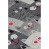 Lessentiel Bathmat Meow - Grey (40 x 60) Multicolor