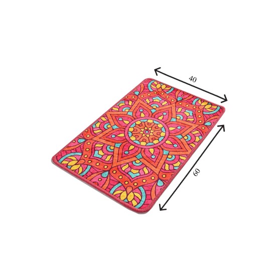 Bathmat Mandal - Multicolor (40 x 60) Multicolor Lessentiel Bathmat Mandal - Multicolor (40 x 60) Multicolor