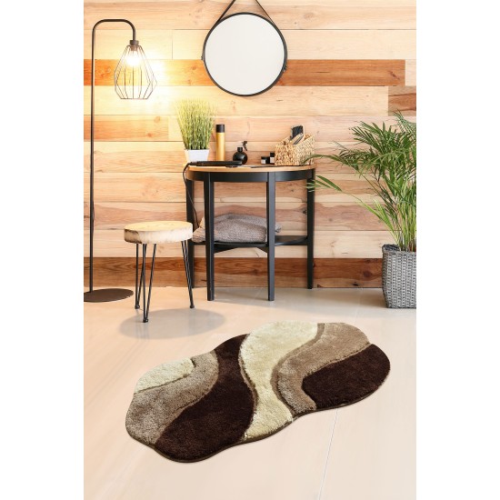 Acrylic Bathmat Curves - Brown (70 x 120) Multicolor Lessentiel Acrylic Bathmat Curves - Brown (70 x 120) Multicolor