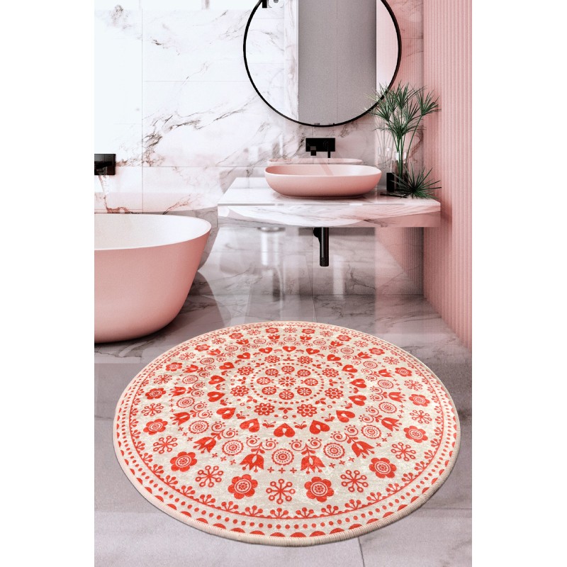 Lessentiel Bathmat Venice - Red (100) Multicolor