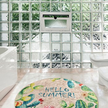 Bathmat Hello Summer (100) Multicolor
