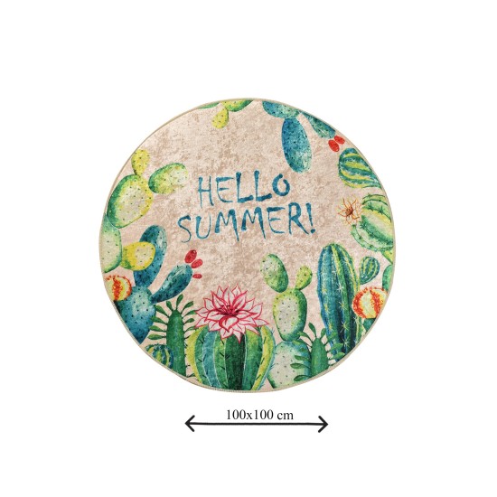 Bathmat Hello Summer (100) Multicolor Lessentiel Bathmat Hello Summer (100) Multicolor