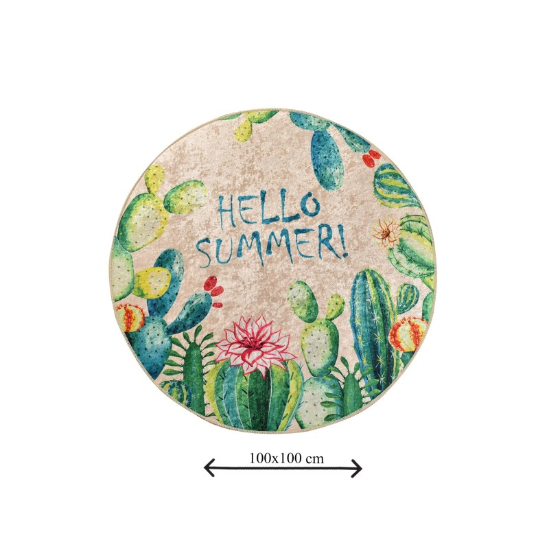 Lessentiel Bathmat Hello Summer (100) Multicolor