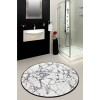 Lessentiel Bathmat Marble (100 cm) - White Multicolor