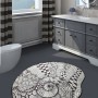 Bathmat More 100 Black
White