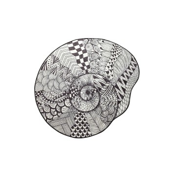 Bathmat More 100 Black
White