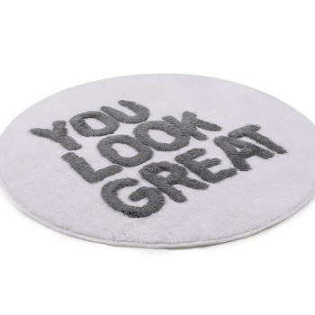 Acrylic Bathmat Great - White Multicolor