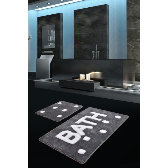 Lessentiel Acrylic Bathmat Set (2 Pieces) Bath - Fume Fume