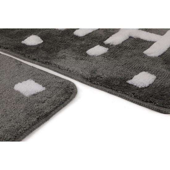 Lessentiel Acrylic Bathmat Set (2 Pieces) Bath - Fume Fume