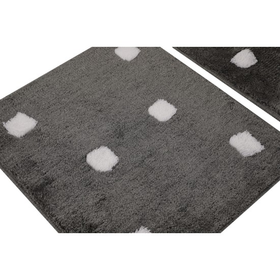 Lessentiel Acrylic Bathmat Set (2 Pieces) Bath - Fume Fume