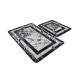 Lessentiel Bathmat Set (2 Pieces) Marmor - Black Black
White