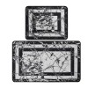 Lessentiel Bathmat Set (2 Pieces) Marmor - Black Black
White