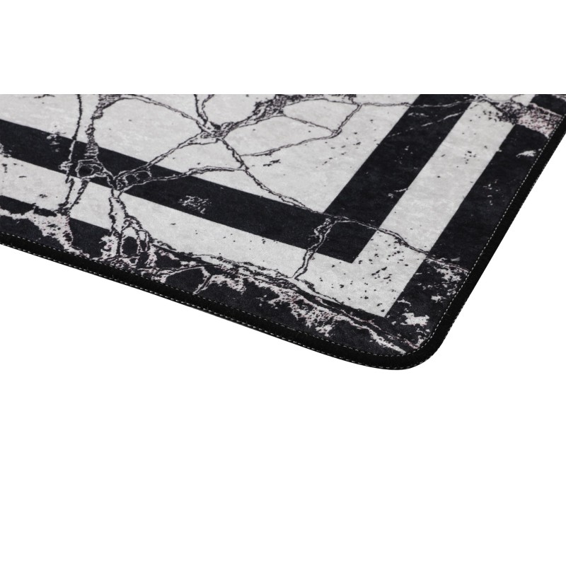 Lessentiel Bathmat Set (2 Pieces) Marmor - Black Black
White