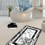 Bathmat Marmor - Black (70 x 120) Black
White