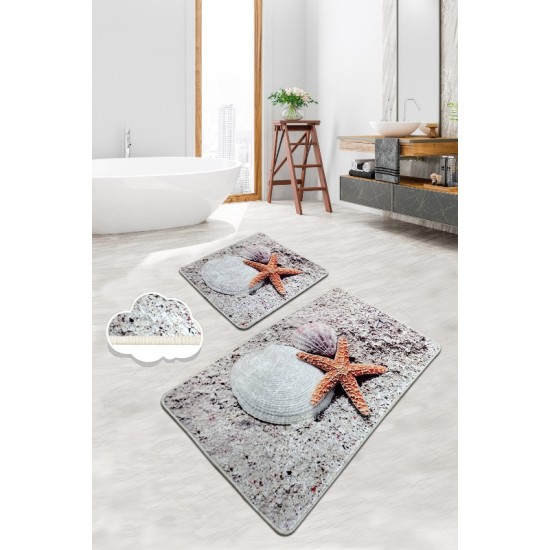 Bathmat Set (2 Pieces) Starfısh Multicolor Lessentiel Bathmat Set (2 Pieces) Starfısh Multicolor