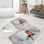 Bathmat Set (2 Pieces) Starfısh Multicolor