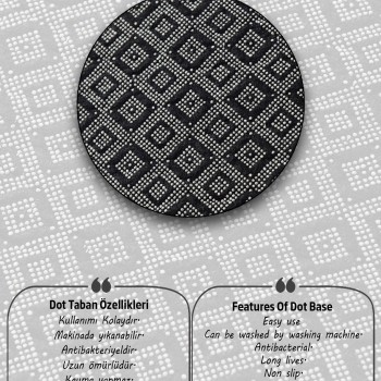 Bathmat Order Circle Djt 80 Multicolor