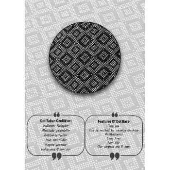 Bathmat Hunter Circle Djt 120 Multicolor