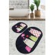 Bathmat Set (2 Pieces) Four Cats Djt Multicolor Lessentiel Bathmat Set (2 Pieces) Four Cats Djt Multicolor