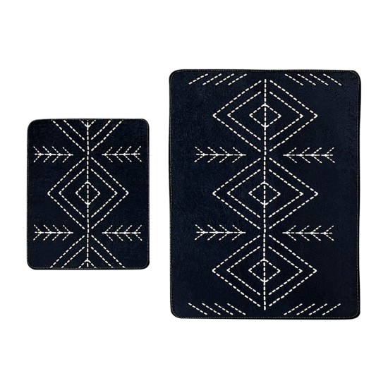 Bathmat Set (2 Pieces) Lau Multicolor Lessentiel Bathmat Set (2 Pieces) Lau Multicolor