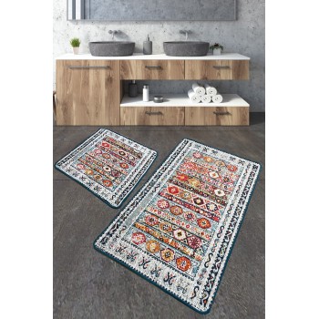 Bathmat Set (2 Pieces) Weref Multicolor
