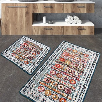 Bathmat Set (2 Pieces) Weref Multicolor