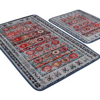 Bathmat Set (2 Pieces) Weref Multicolor