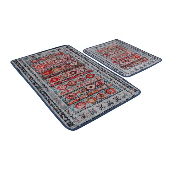 Bathmat Set (2 Pieces) Weref Multicolor Lessentiel Bathmat Set (2 Pieces) Weref Multicolor
