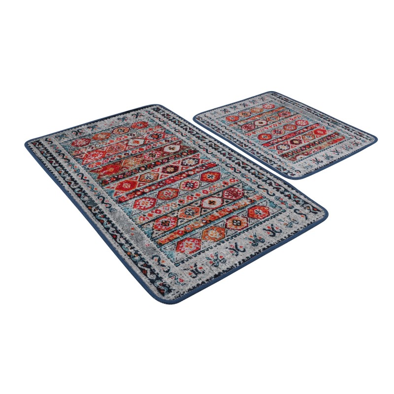 Lessentiel Bathmat Set (2 Pieces) Weref Multicolor