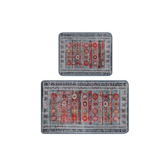 Bathmat Set (2 Pieces) Weref Multicolor Lessentiel Bathmat Set (2 Pieces) Weref Multicolor