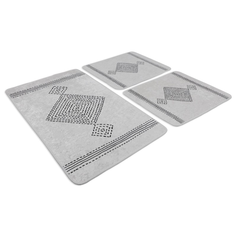 Lessentiel Bathmat Set (3 Pieces) Tatiana Multicolor