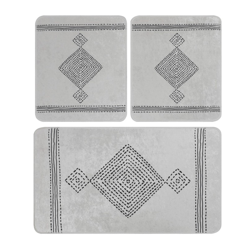 Lessentiel Bathmat Set (3 Pieces) Tatiana Multicolor