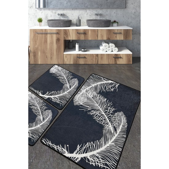 Lessentiel Bathmat Set (3 Pieces) Alisan Multicolor