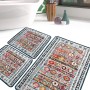 Bathmat Set (3 Pieces) Weref Multicolor