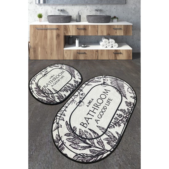 Bathmat Set (2 Pieces) Buena Multicolor Lessentiel Bathmat Set (2 Pieces) Buena Multicolor