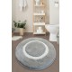 Lessentiel Acrylic Bathmat Quadrato Frame - Grey 90 Grey
