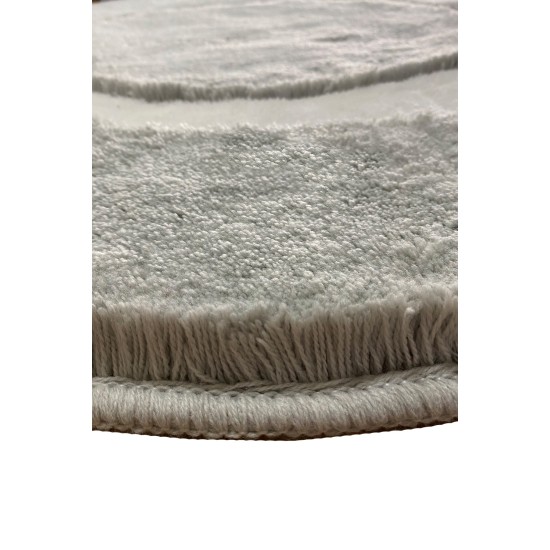 Lessentiel Acrylic Bathmat Quadrato Frame - Grey 90 Grey