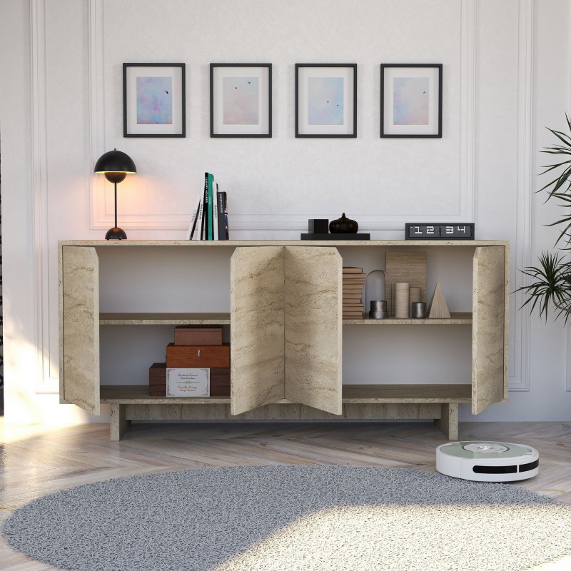 Console Turan - Travertine Travertine