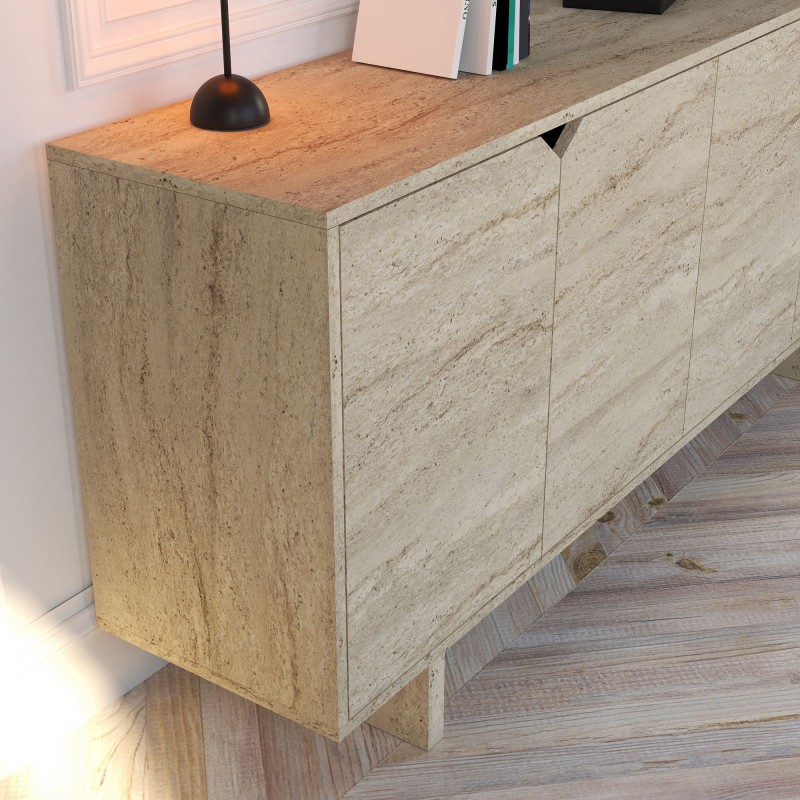 Console Turan - Travertine Travertine