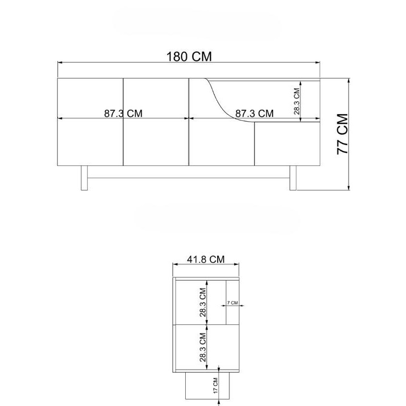 Console Line - Beige Beige