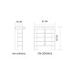 Shoe Cabinet Royal - White White Shoe Cabinet Royal - White White