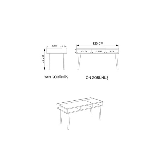 Study Desk Flex - White, Oak White
Oak Study Desk Flex - White, Oak White
Oak