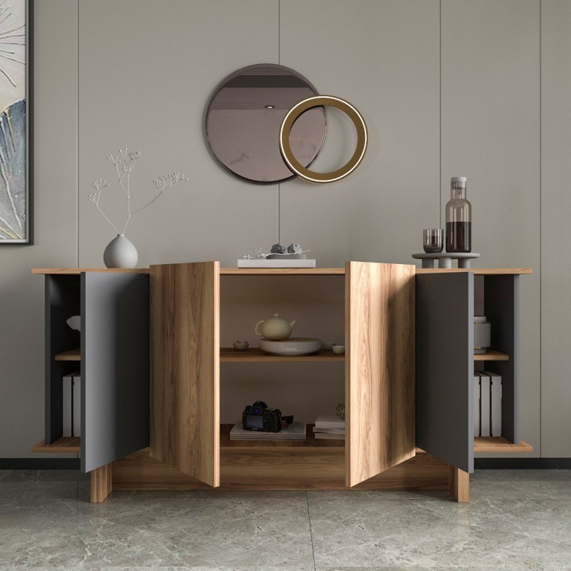 Console Diana - Anthracite, Walnut Anthracite
Walnut