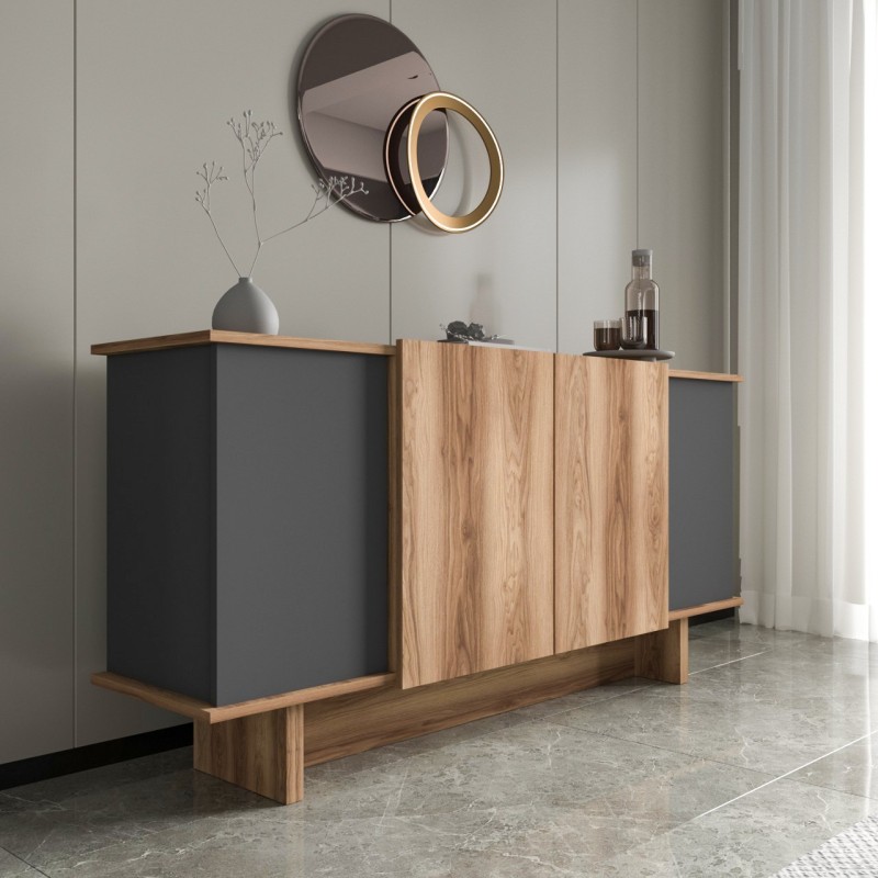 Console Diana - Anthracite, Walnut Anthracite
Walnut