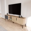 TV Stand Tarz - Anthracite, Oak Anthracite
Oak