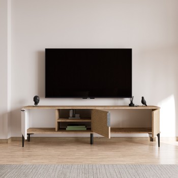 TV Stand Tarz - White, Oak White
Oak