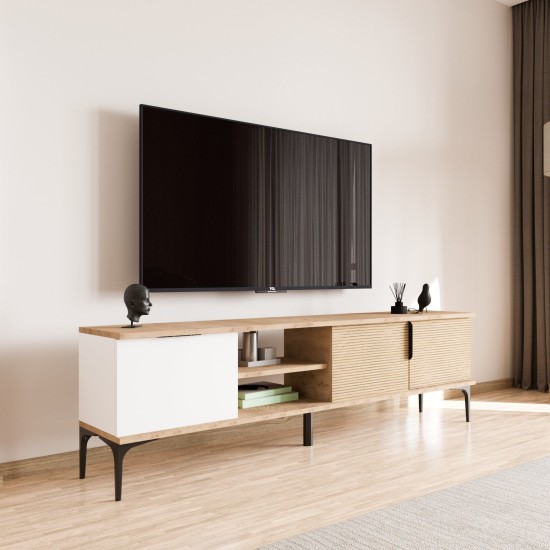 TV Stand Tarz - White, Oak White
Oak TV Stand Tarz - White, Oak White
Oak