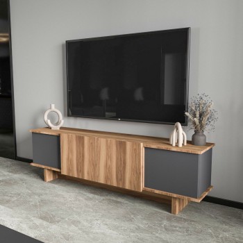 TV Stand Diana - Anthracite, Walnut Anthracite
Walnut